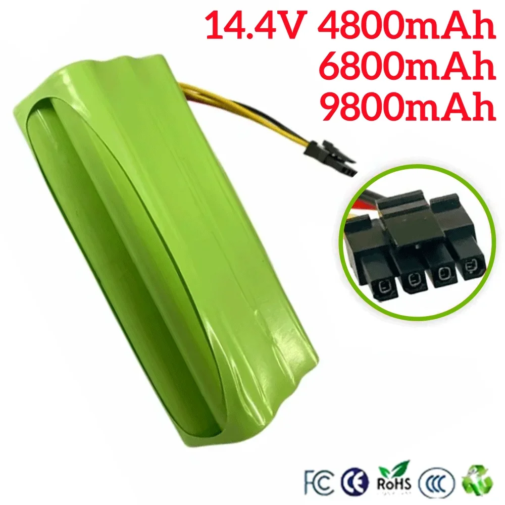14,4 V Staubsauger-Roboter-Akku VCR03W NI-MH AA passend für Midea VCR03W VCR03 Akku Redmond RV-R300 BBK BV3521 RV-R310