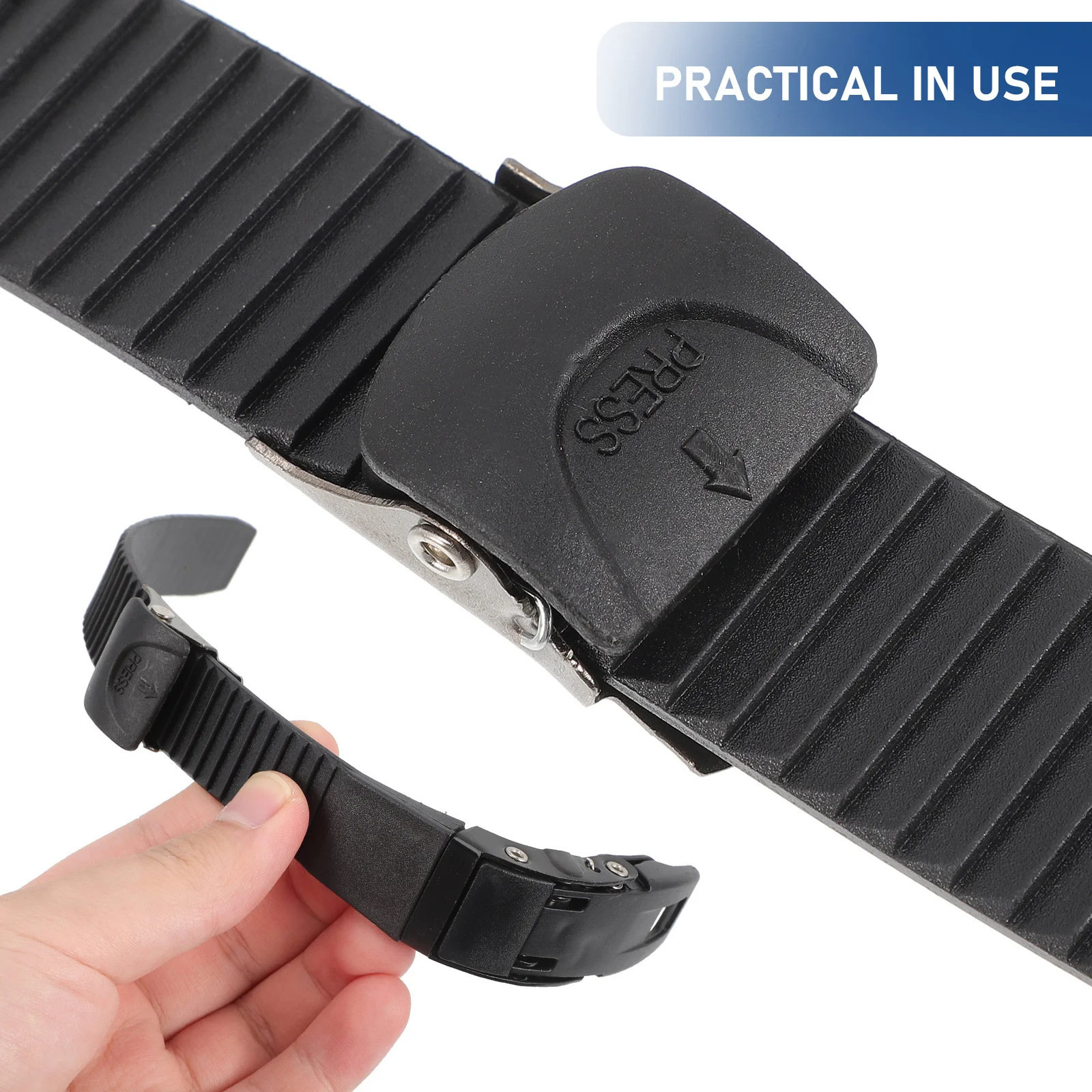 

2Pcs Skate Buckle Straps Roller Skating Fixing Strap Kit Durable Professional Ice Skate Accessories Portable Buckle Strap