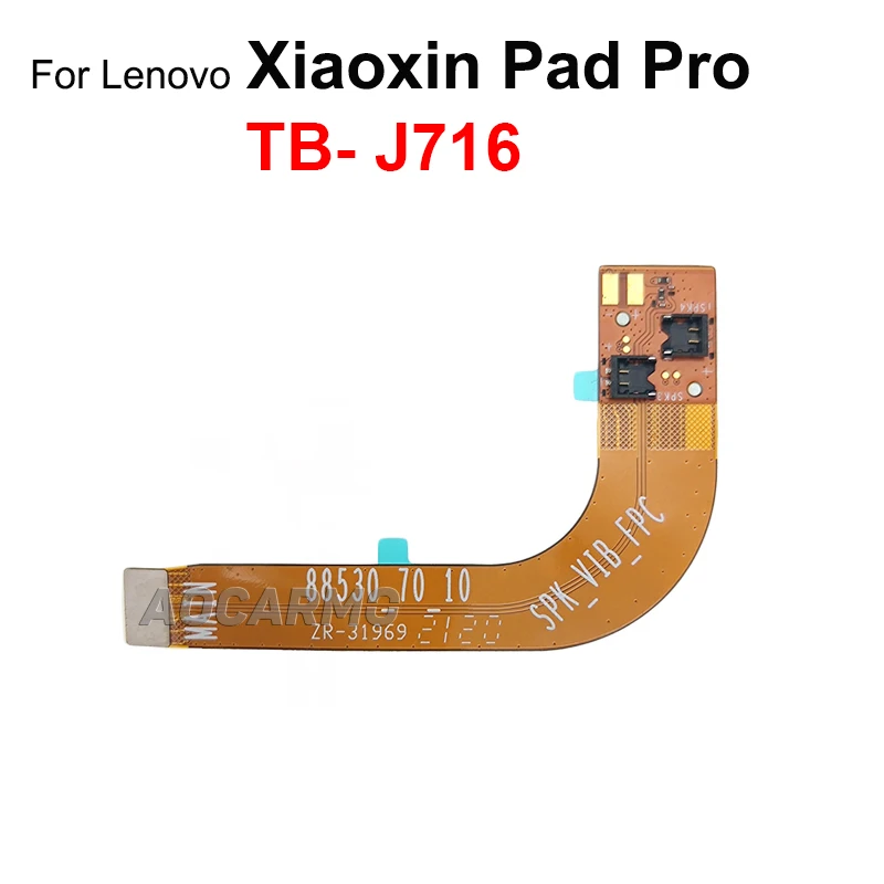 Aocarmo For Lenovo Xiaoxin Pad Pro TB- J716 J706 Motherboard Connection LCD Screen SD SIM Connector Flex Cable