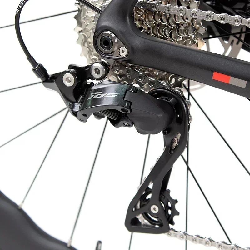 تويتر الحصى V1 105/R7120-24S كابل داخلي توجيه زيت فرامل قرصية T900 ألياف الكربون الطريق bycicle 700c الحصى دراجة bicicleta #6