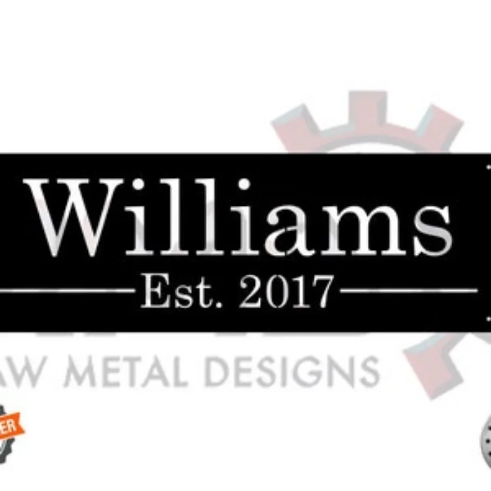 Personalized Metal Sign Custom Outdoor Family Name Marker Last Name Metal Wall Decor Customized Halloween Ornament