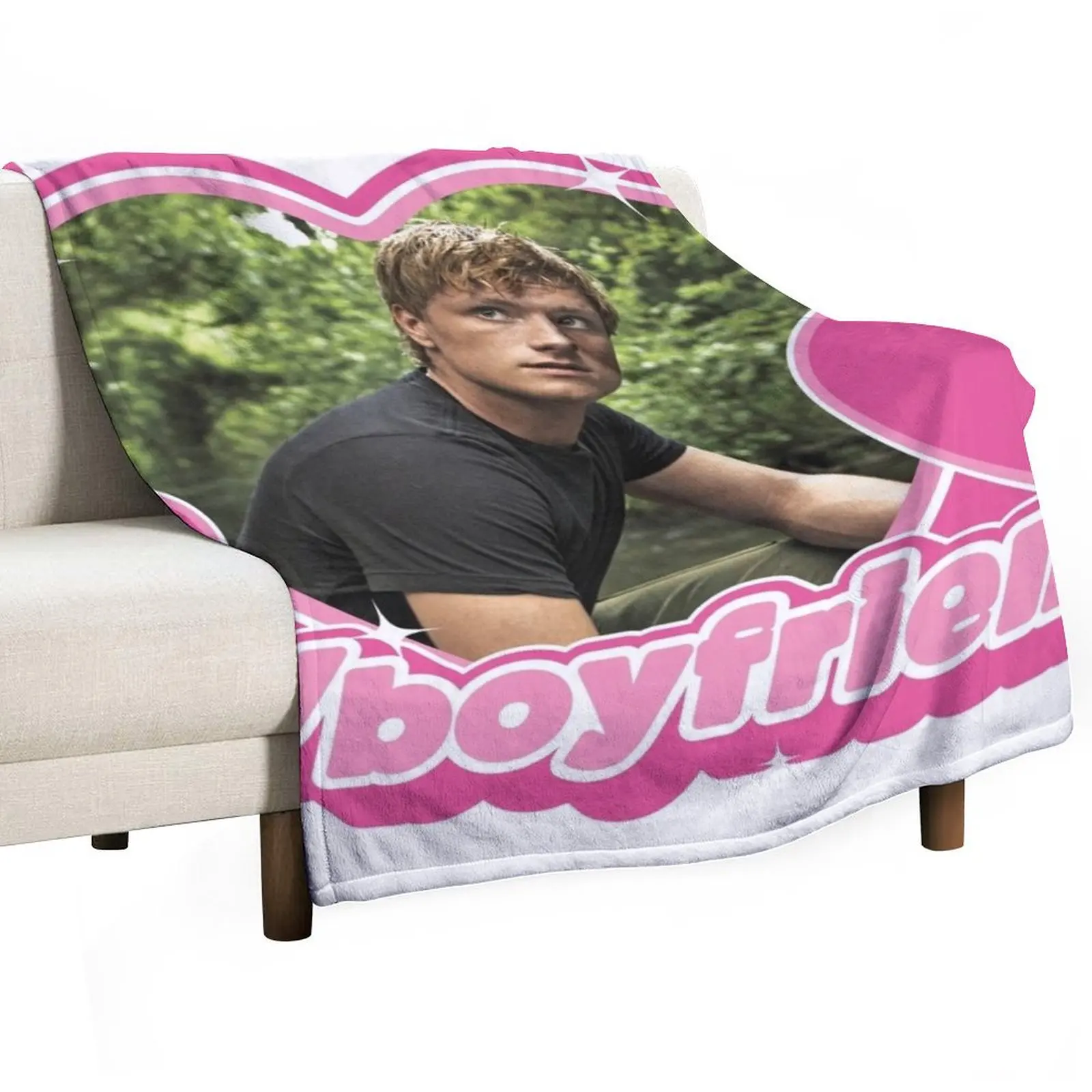 

Peetaaa Boyfriend Throw Blanket Plaid blankets and throws for sofa Single Blankets