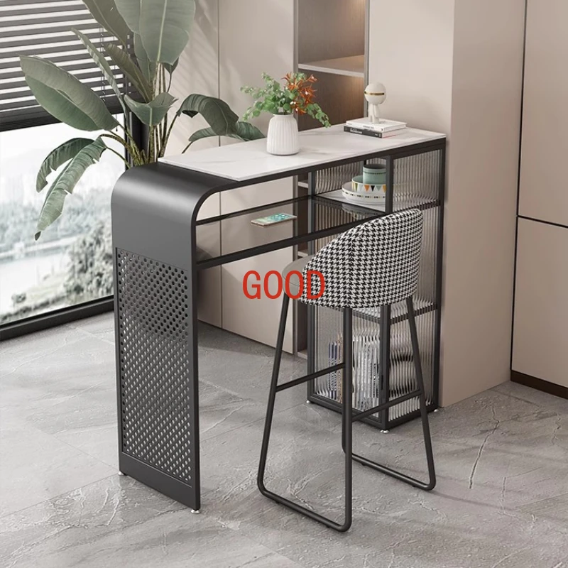 Стойка для ресторана, барные столы, боковой промышленный прием, кофейная стена, барные столы, обеденная домашняя мебель, мебель ZT50BT