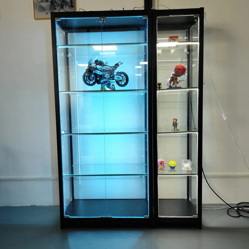 

Customize.Hongzhan Aluminium Trophy Certificate Display Cabinet Design 80x40x180cm Easy Installation GARAGEKIT Showcase