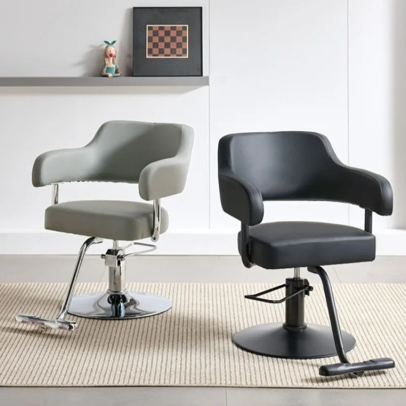 Elegante elegante barbeiro moda organizador beleza ergonômica cadeira de barbeiro estética confortável sillas minimalistas móveis
