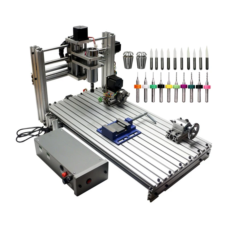 DIY CNC Router 3060 Metal Mini CNC Engraving Drilling and Milling Machine  for PCB Wood Carving