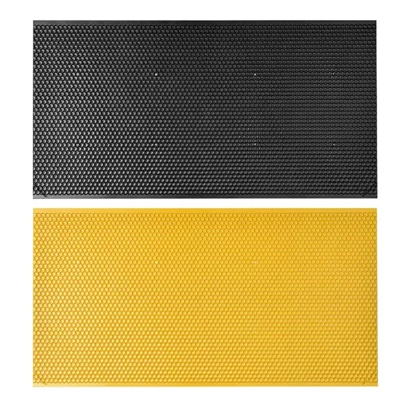 425*210mm Plastic Honeycomb Mold Flexible Wax Machine Foundation Sheets Press Embosser Wax Nest Base Making Beekeeping tools