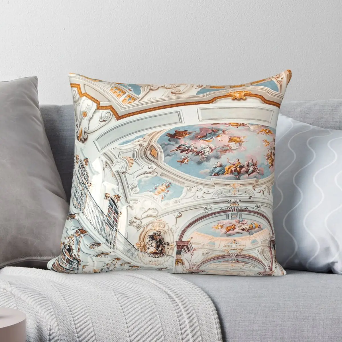 

Combination Rome Italy Square Pillowcase Polyester Linen Velvet Pattern Zip Decor Throw Pillow Case Bed Cushion Cover