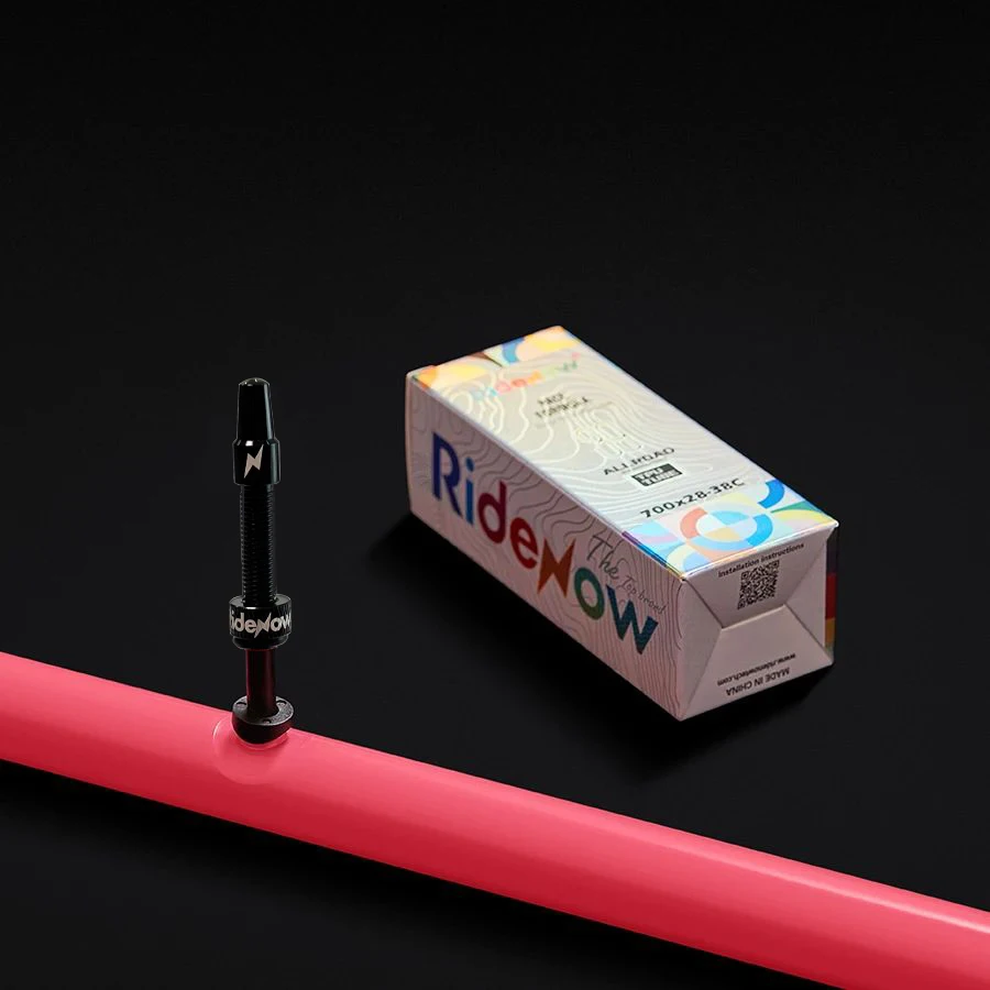 RideNow فوهة معدنية سوداء 700C أنبوب داخلي من البولي يوريثان قابل للفصل صمام نحاسي أساسي أنبوب دراجة الطريق 36 جرام ملحقات الإطارات الداخلية بريستا