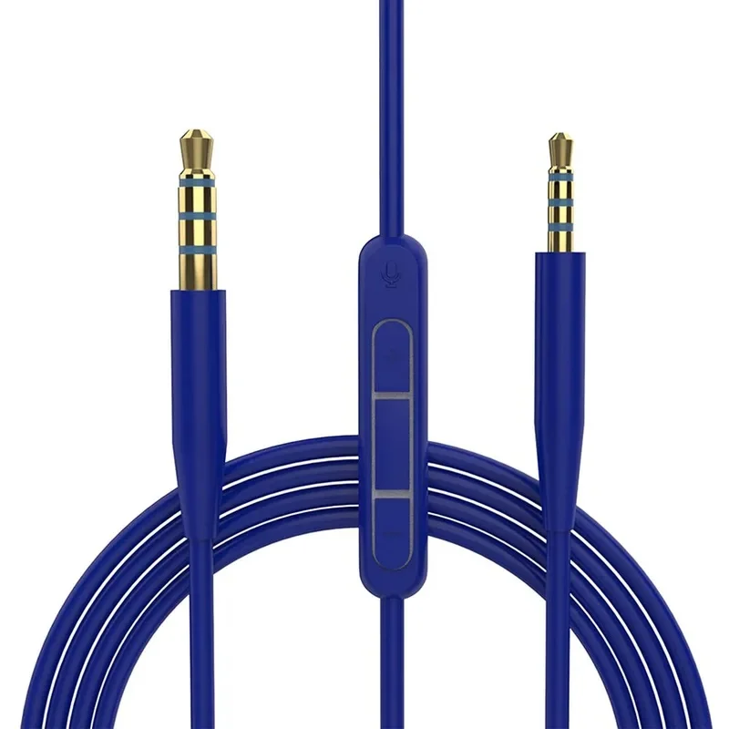 Replacement Headset Audio Cable With Microphone Remote Control for JBL Tune 500BT 600BTNC 660NC 700BT 710BT 750BTNC 760NC