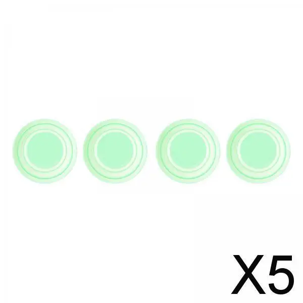 5X Car Door Absorber Cushion Gasket Decorative Buffer Bumper Cushion 4x Luminous