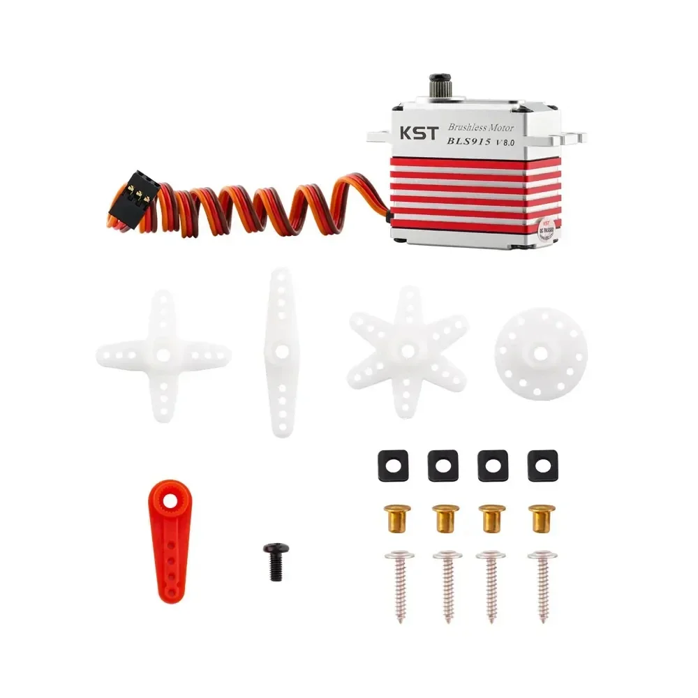 KST BLS915 V2 High Quality Metal Gear Brushless Standard Steering Gear Is Suitable for 550-700 Class Helicopter Cycle Boats