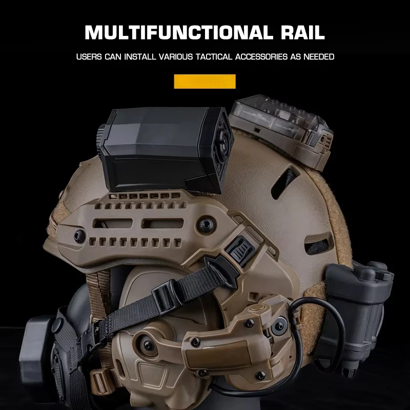 Casco táctico MK Airsoft transpirable camouflage - imagen 2