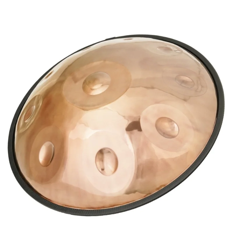 High-end Custom Handpan Drum with 440Hz/432Hz Tuning Featuring Ethereal Drumming Performance