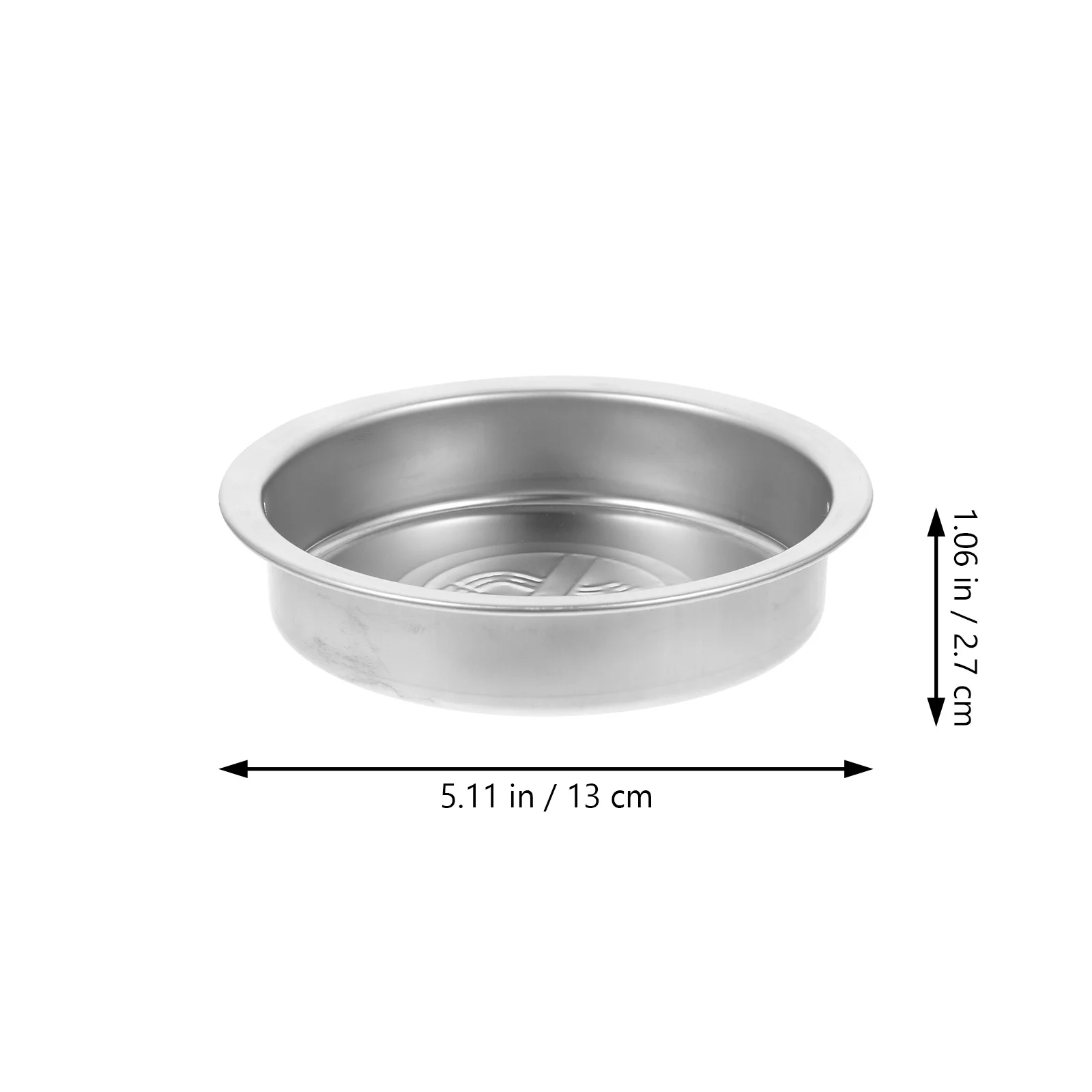 Round Outdoor Stainless Steel Ash Holder Durable Anti-Rust Ashtray Trash Can Cigarette Butt Container for Patio Use