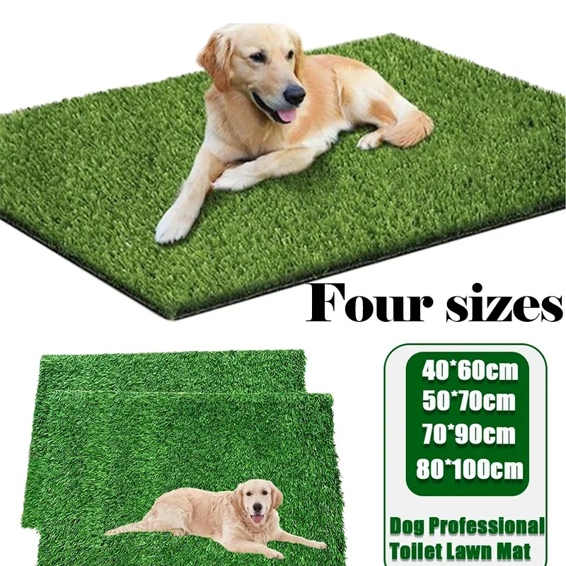 

Grass Mat Dog Pee Pad Ultimate Washable Dog Grass Mat Reusable Odor-Control for Pet Training Easy-Clean Pee Pad Non-Slip Backing