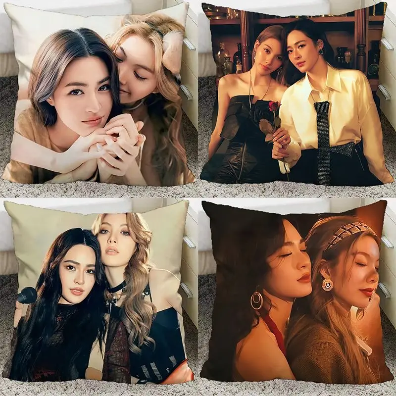 The Secret of Us LingOrm Same Style Pillow Double Sided Photo CP Pillowcase Birthday Gift Ling Ling Kwong Orm Kornnaphat