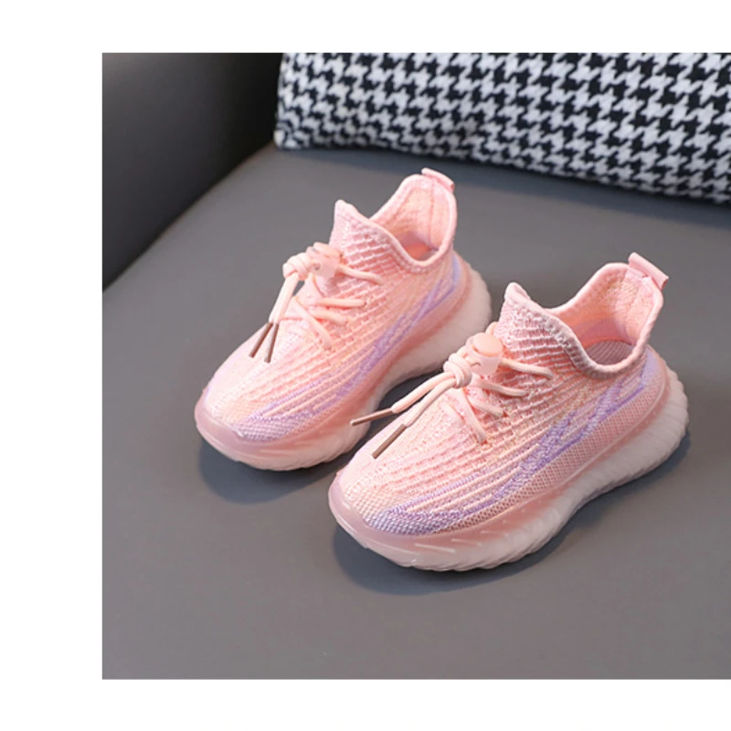 Girl Sneaker Spring Autumn New Kid Casual Shoe Running Shoe Soft Sole Anti Slip Kid Shoe Breathable Child Sneaker Sneaker Boy