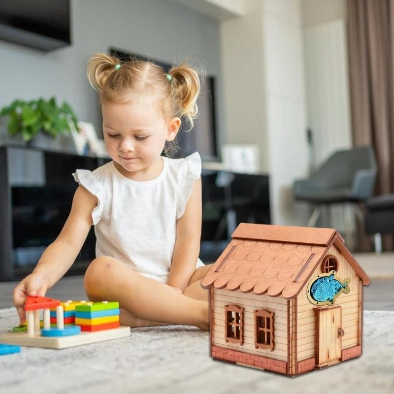 المهارات الحركية الدقيقة لوحات مشغولة بتوريد ملحقات الألعاب التعليمية للأسماك من أجل التطوير الحسي والإبداعي