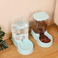 3.8L Automatic Pet Feeder Large Cat Dog Food Dispenser Water Fountain Drink Bowl