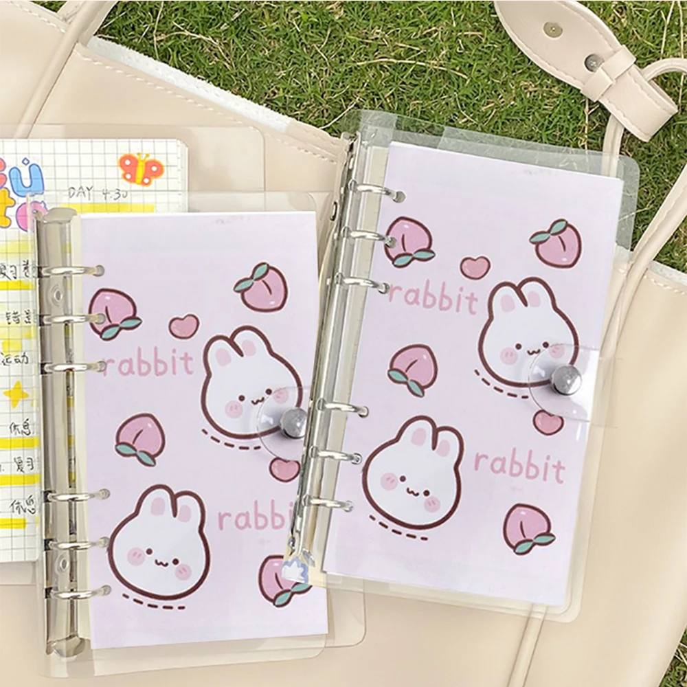 

A6 Cartoon Notebook Daily Expenses Record Book Daily/Weekly/Monthly Planner Student Notebook Diary