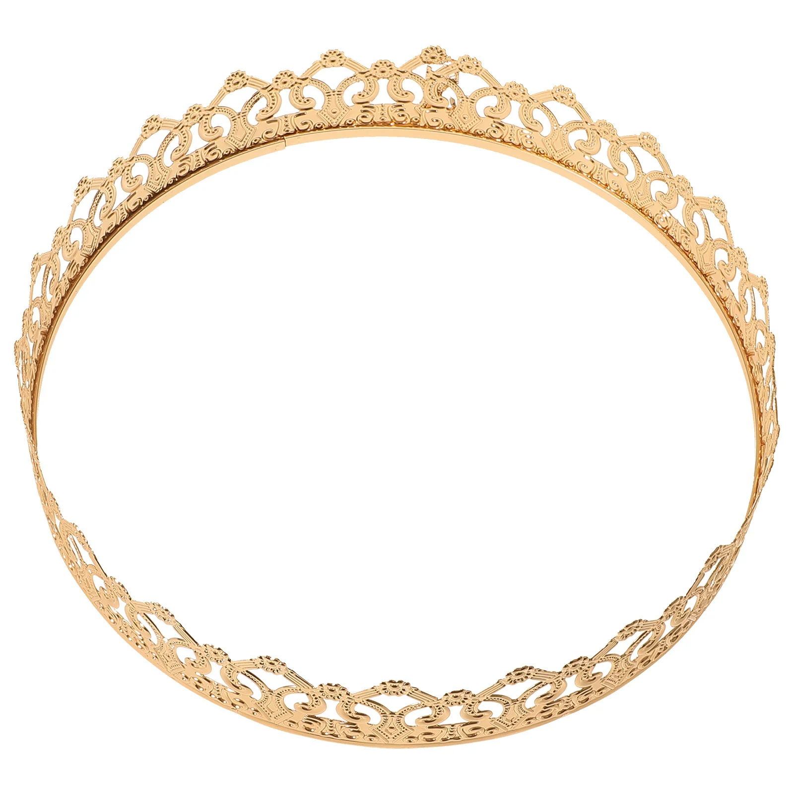 

King Decorative Headdress Vintage Style Party Cosplay Accessory Birthday Wedding Event Man Crown Headband Retro Crown For