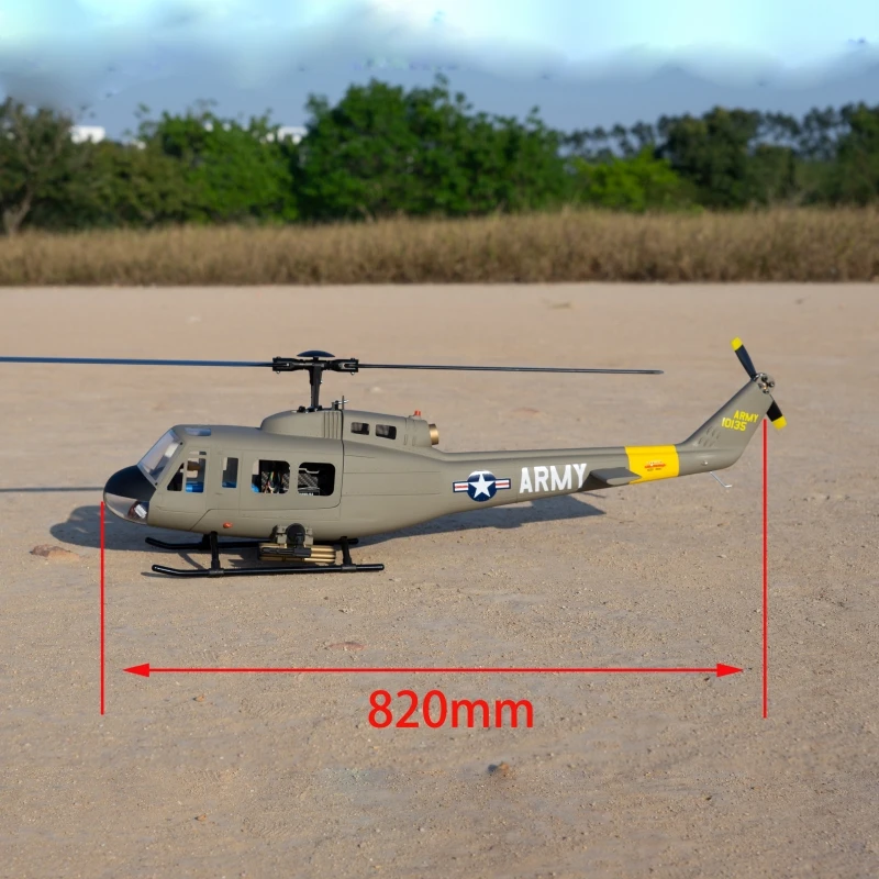Roban Yuebang 470uh-1d Huey Helicopter Remote Control Model Drone Hand Fly With Flight Control Gps Hover Return