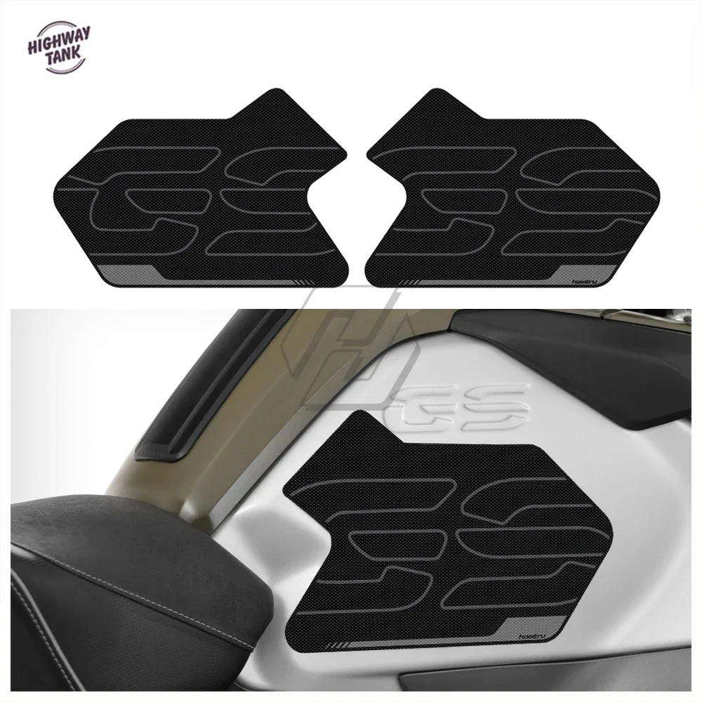 

Motorcycle Side Tank Pad Protector Knee Mat for BMW Motorrad R1200GS 2014-2018 / R1250GS ADV 2019-2022