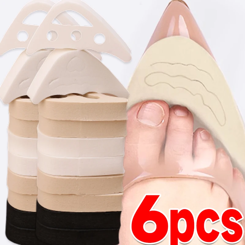 

1/3Pairs Toe Plug Soft Sponge Half Insoles Reusable Toe Filler Inserts Shoes Adjustable Big Foot Brace Pad Unisex Shoe Inserts