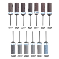 13Pcs Grit 180 to 3000 Sand Paper Bar Sandpaper Rotary Cutter 2.35mm Shank Rod Abrasive Grinder Rotay Tools Accessories