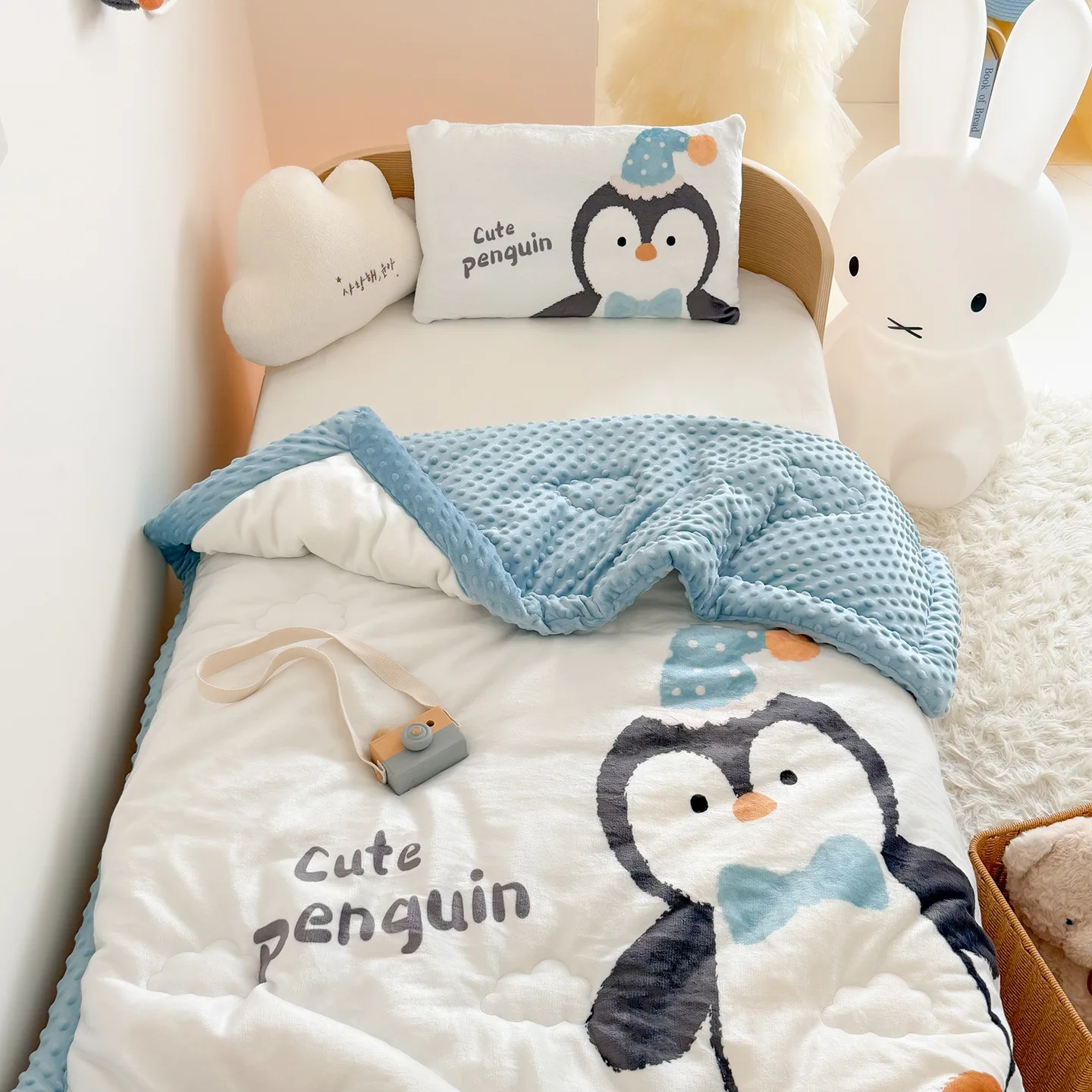 Double Sided Milk Velvet Bean  - đánh giá và giá Baby Nursery Bedding