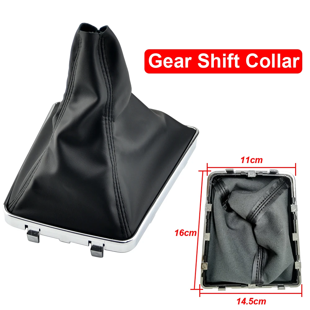 For Opel ASTRA H Gear Shift Knob Lever Stick Gaiter Boot Handbrake Grips Car Anti Slip Parking Hand Brake Boot Cover Case Collar