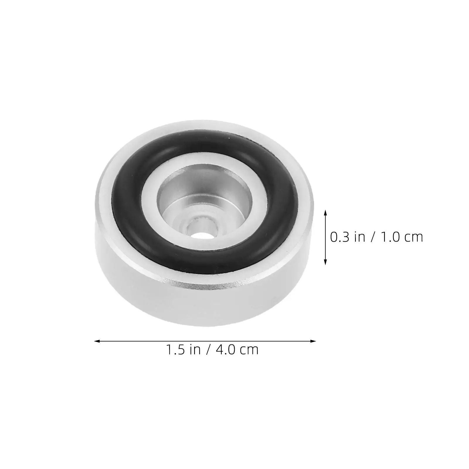 4Pcs Cutting Board Legs Feet 40x10mm Screw Mount Non Slip Rubber Pads for Wood Bamboo Butcher Block Stabilizer Feet