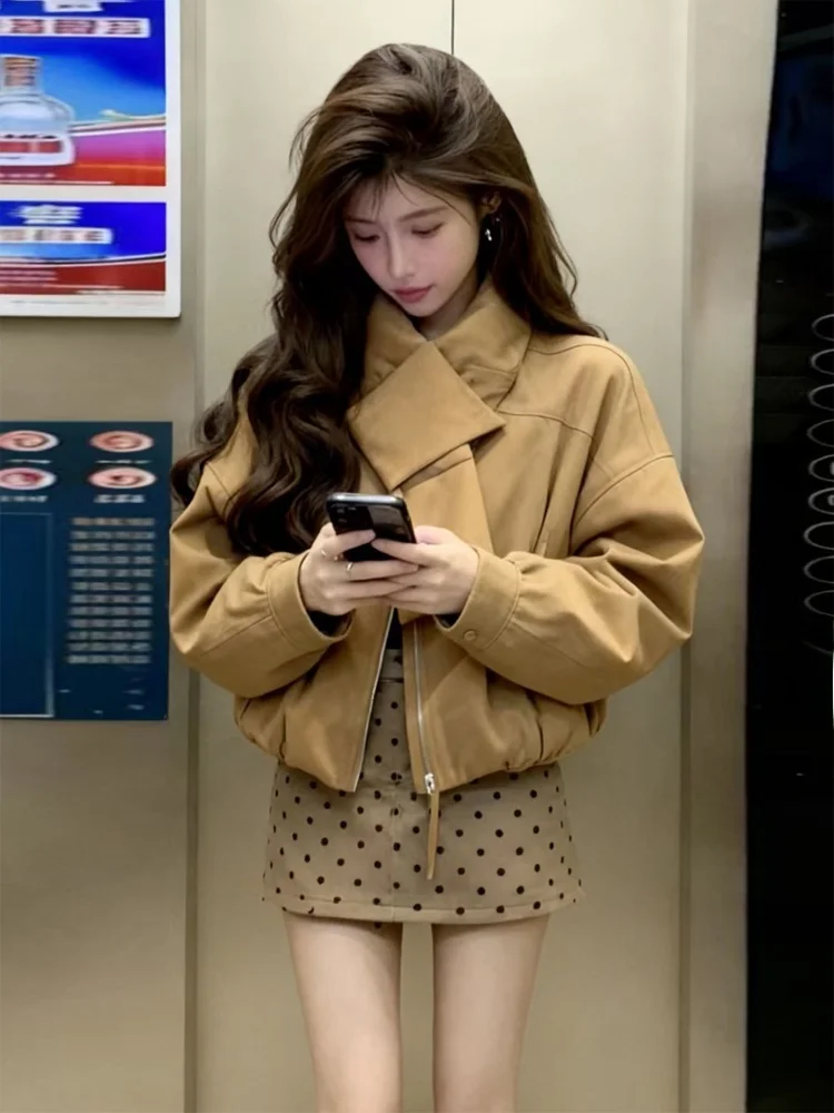 

Spring New Sle Women's Loose Cotton Suit Cute Polka Dot f-length Skirt And Top Two-piece Set Faionable Streetwear