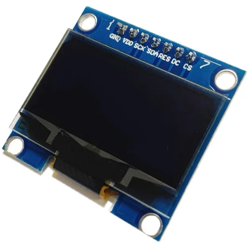 Imagem -02 - Módulo de Display Led Oled Spi Iic I2c Comunicar Branco Cor Azul 128x64 Polegada Lcd Módulo de Display Led