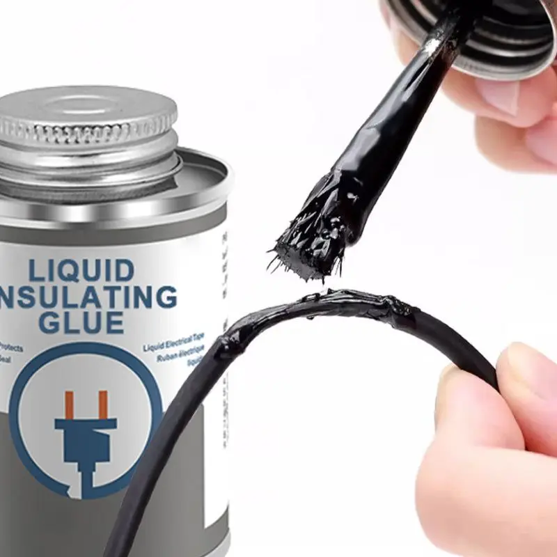 30/125ml Liquid Insulating Glue Waterproof UV Protection Liquid Insulation Electrical Tape Tube Insulating Sealing Glue