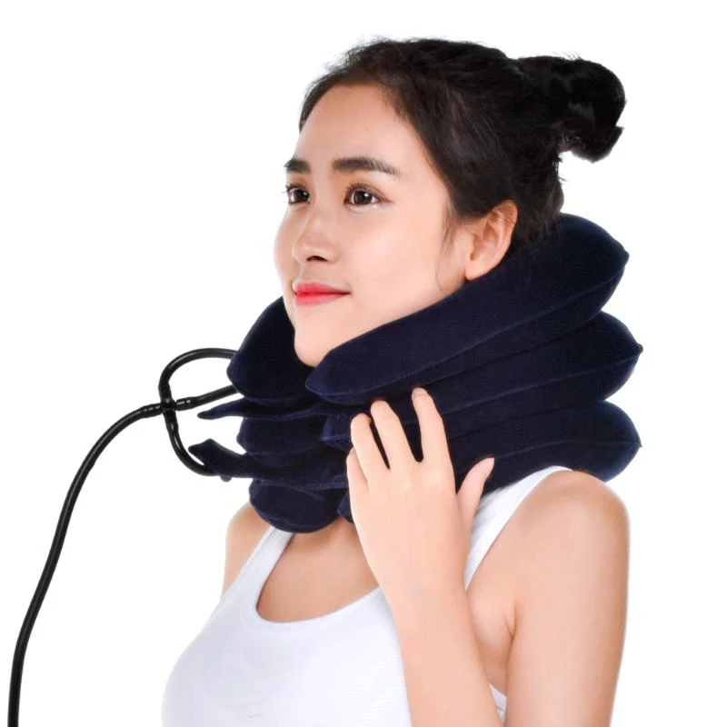 K-STAR Soft U Neck Pillow Air Inflatable Cervical Device For Back Shoulder Neck Pain Care Massage KitsCushion New Drop Shopping