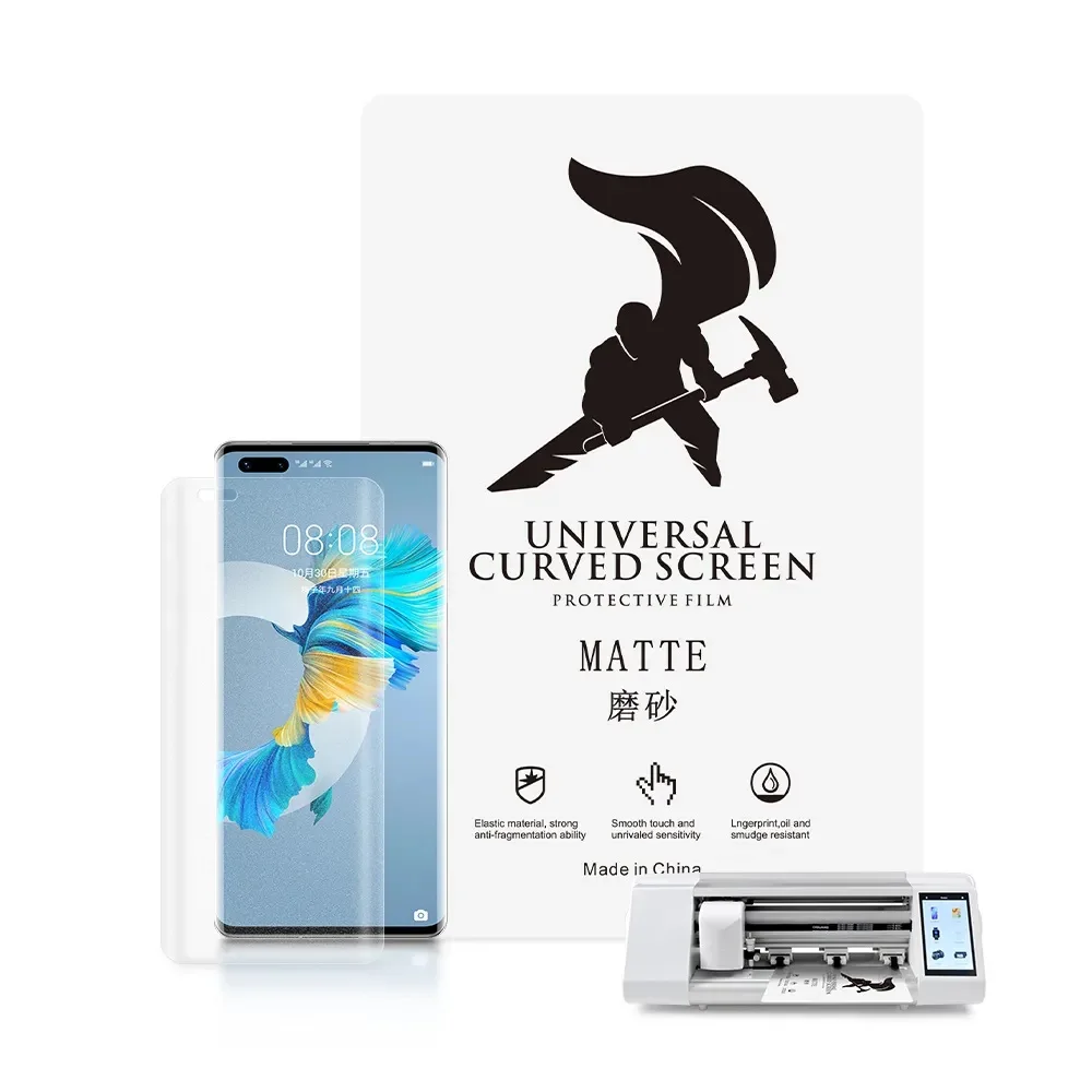 

50PCS TPU HD Smooth MATTE Privacy Anti-Fingerprint ANTI-BLUE Protection Flexible Hydrogel Film Screen Protector For Cut Machine