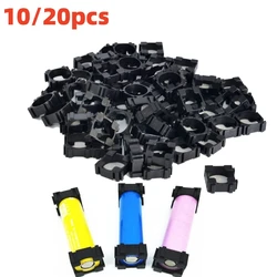 AOKIN 10/20/30pcs 18650 Lithium Battery Cell Holder Plastic Li-ion Battery Bracket Cylindrical Cell Battery Stand Cell Spacer