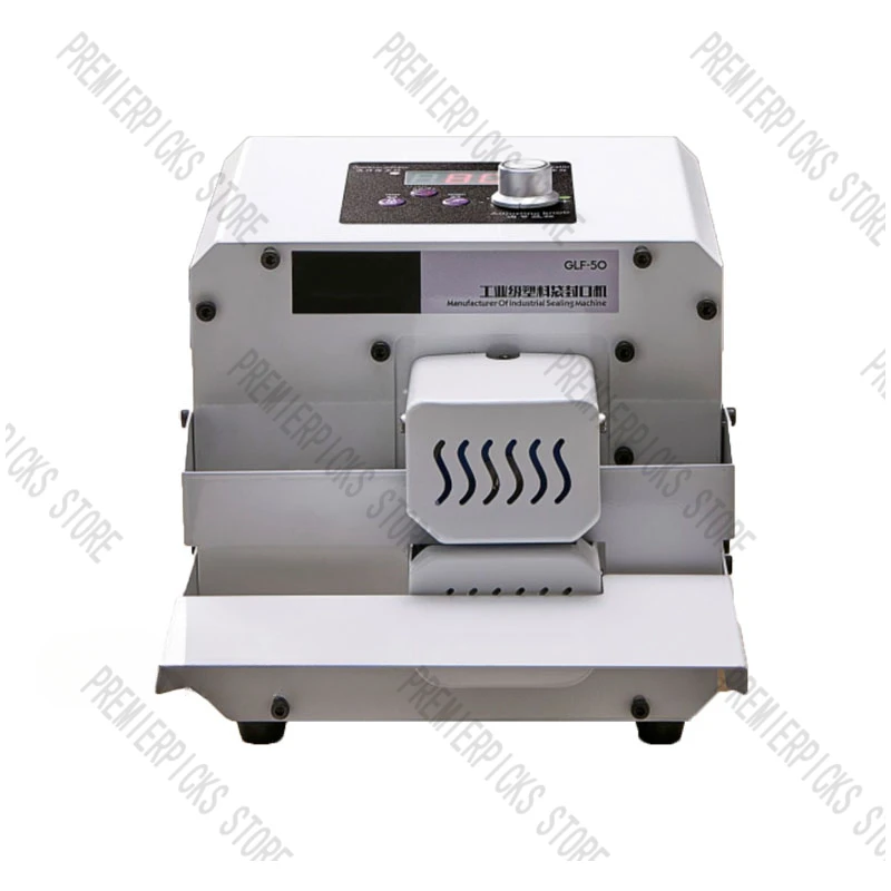 Portable Plastic Bag Sealer Roller Sealing Machine 80W GLF-50 Food Packaging    Electric Heat 