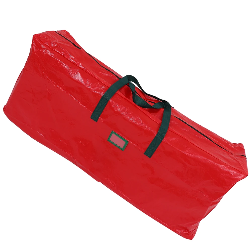 

Christmas Waterproof Zippered Bag Carry Handles Large Capacity Dustproof Organizer Xmas Tree Carrier Home Storage Pouch