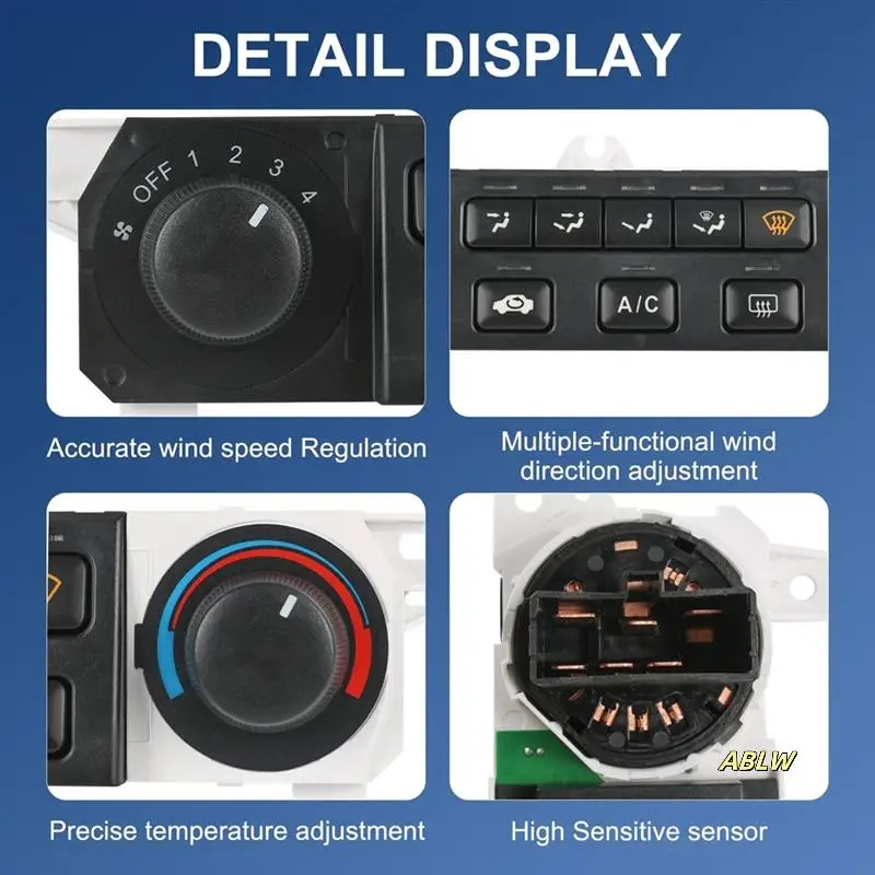 Modulo di controllo del clima del riscaldatore A/C per auto per Honda Accord 98-00 Honda Odyssey 1998-04 599-268, 79600-S84-A01ZA