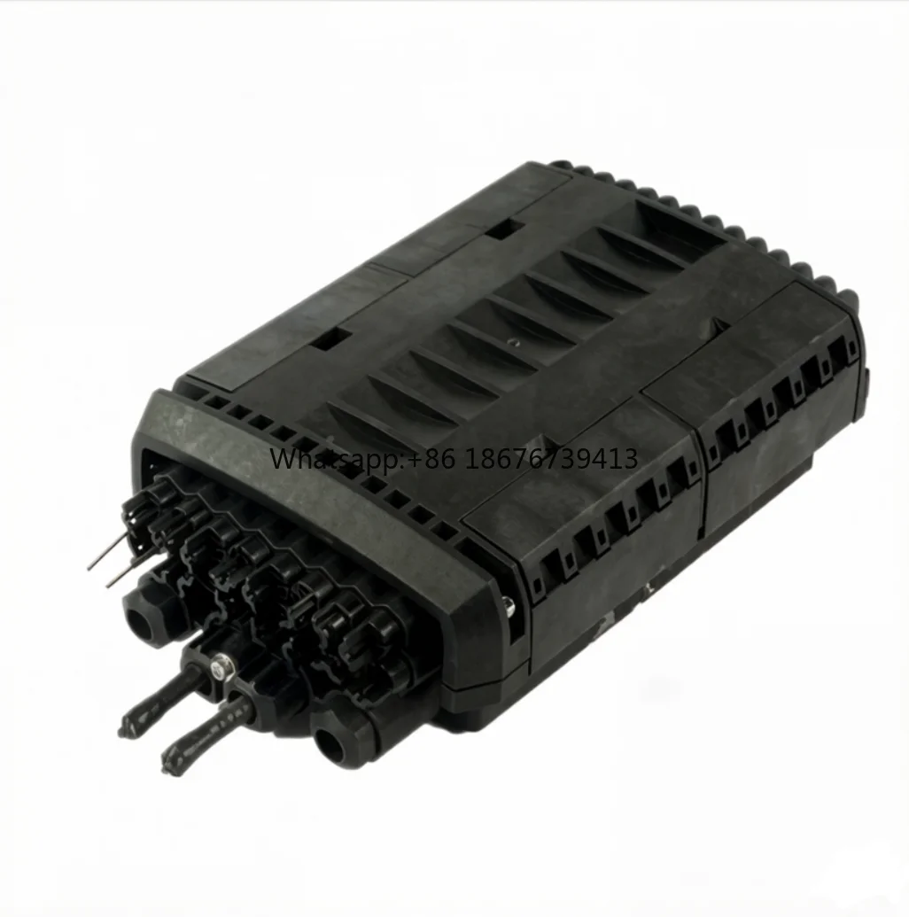 1*8 PLC Splitter SC IP68 Waterproof Fiber Optical Cable Access Terminal Closure 16 Drop Cable Ports Joint Splice Enclosure