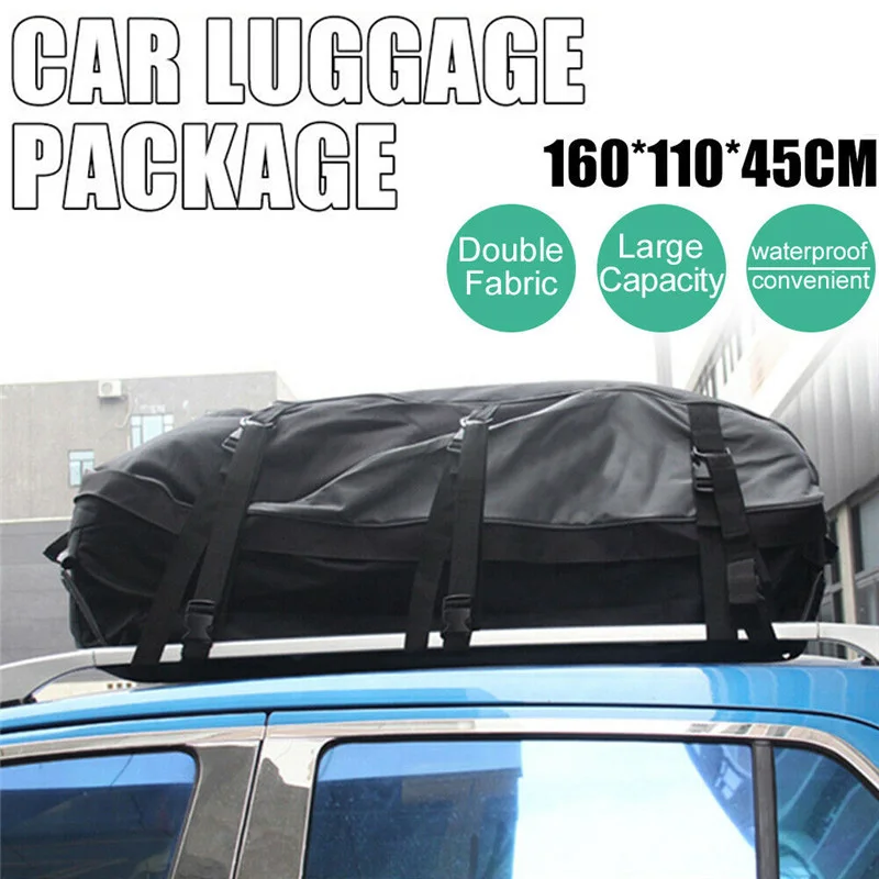 

Waterproof Car Roof Top Rack Bag Cargo Carrier Luggage Bag Storage Outdoor Travel Roof Top Bag Rack Cargo Carrier