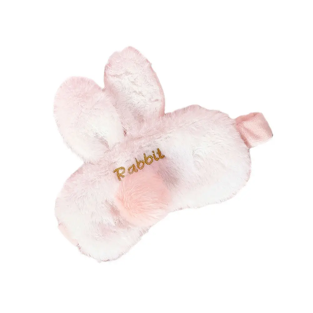 1Pcs Rabbit Ear Shaped Sleep Mask Soft Breathable Lightweight Eye Mask for Light Sensitivity Ideal for Travel Home Hotel Train