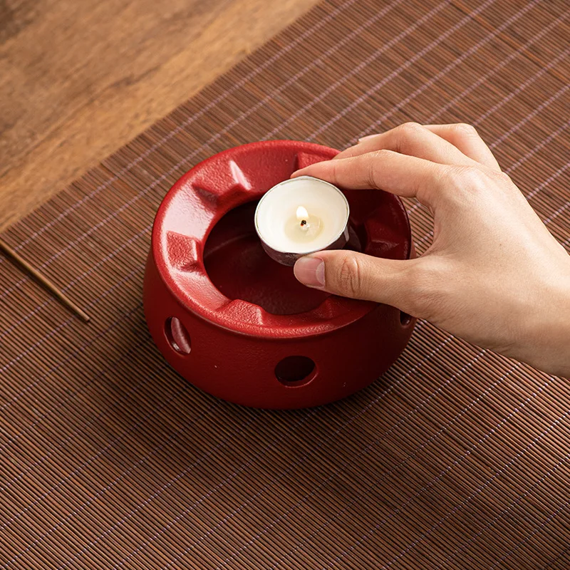 Japanese-style warm tea stove, household hot set, warm tea candle base, kung fuset, one pot, four cups, lanyard single