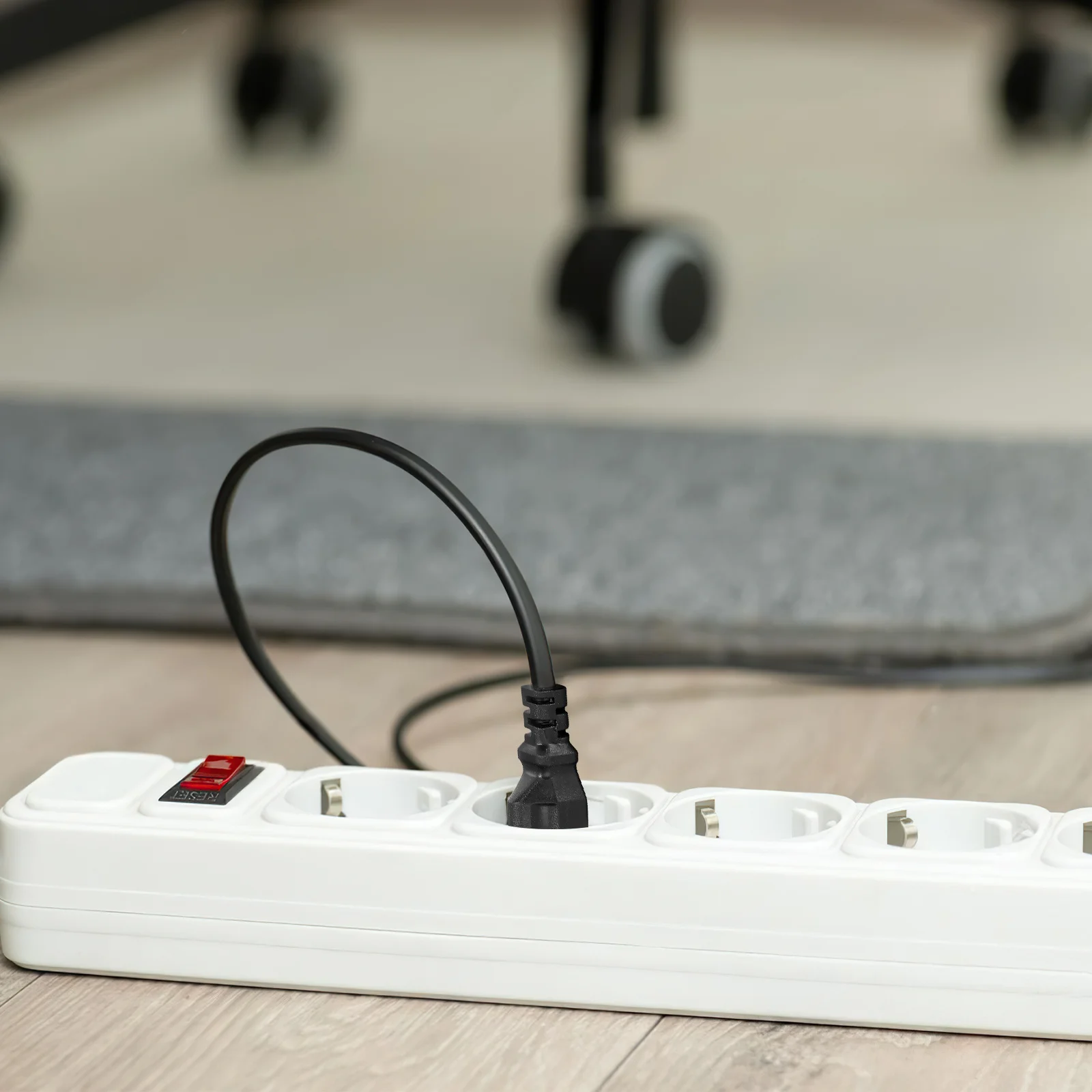 

Power Cord 1.5M Extension Cable For Home Appliances Electric Kettle Printer Monitor Computer Microwaves Us Plug 3 Prong