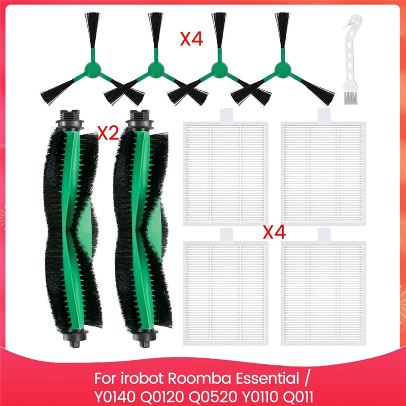 24-Hour Delivery Replacement Parts For Irobot Roomba Essential Series Y0140 Q0120 Q0520 Y0110 Q011 Robot Vacuum Cleaner Parts