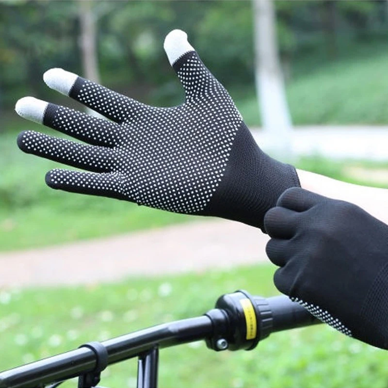 Gants d\'équitation anti-alde pour hommes et femmes, légers, fins, respirants, écran tactile, moto, cyclisme, sports, printemps isotoucentré