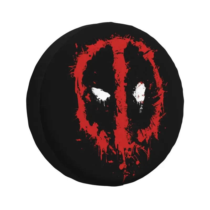 

Изготовленный на заказ чехол для шин Дэдпула 4WD 4x4, защита запасного колеса прицепа для Mitsubishi Pajero 14 дюймов, 15 дюймов, 16 дюймов, 17 дюймов